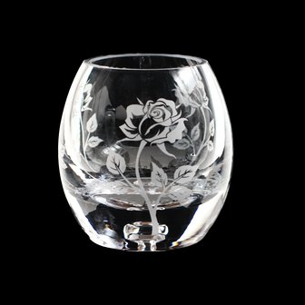 Rose 4" Tea Light Holder 